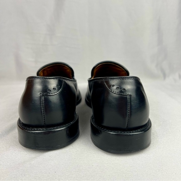Allen Edmonds Claremont Men’s Black Leather Tassel Loafers - Sz 7.5 D - Picture 6 of 10